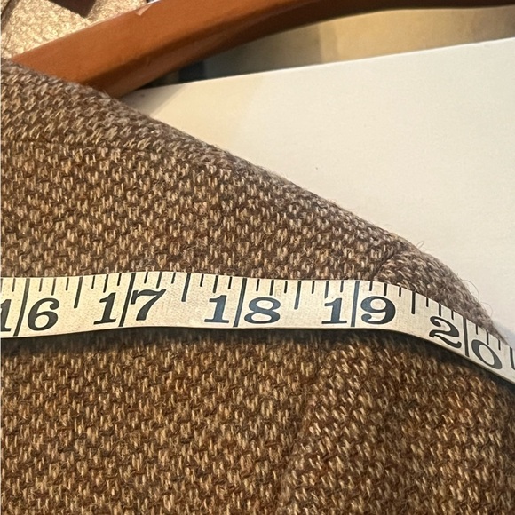 Austin Reed London Brown Men Sz 42 Wool Sport Coat Blazer Elbow Patches - Picture 8 of 10